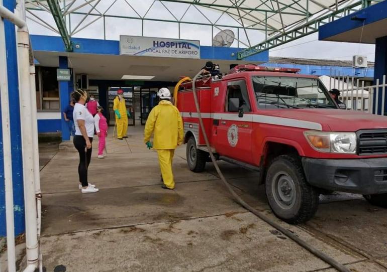 Se realizó jornada de desinfección preventiva en Paz de Ariporo