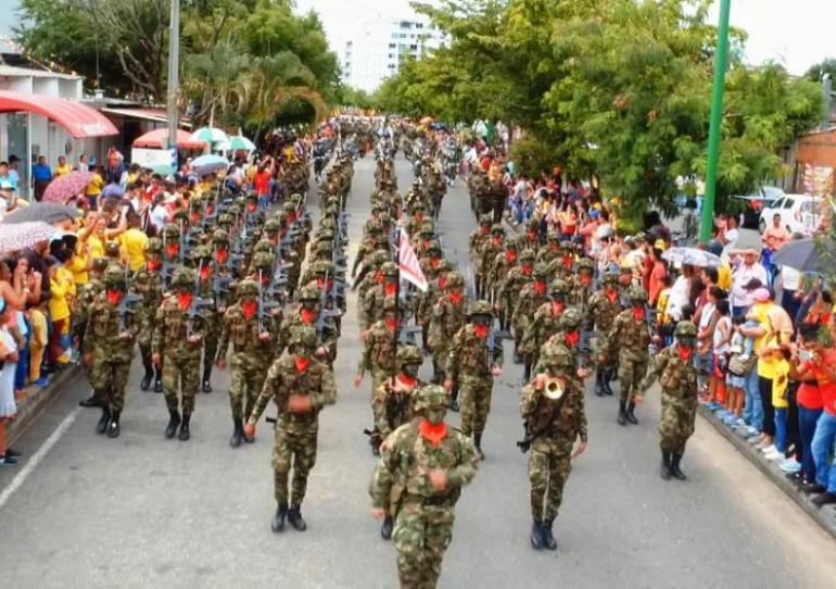  En Casanare el Ejército Nacional conmemoró los 208 años del grito de independencia