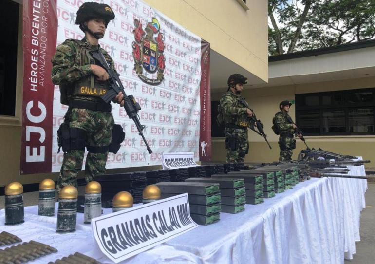 Doce integrantes de un Grupo Armado Organizado se presentaron voluntariamente a las tropas del Ejército en Arauca 
