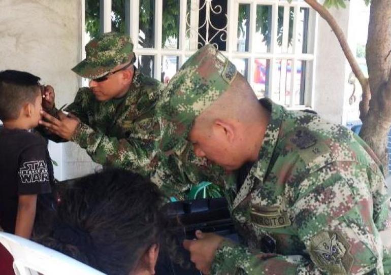 Ejército Nacional llevó a cabo jornada de apoyo al desarrollo en el barrio Siete de Agosto de Yopal