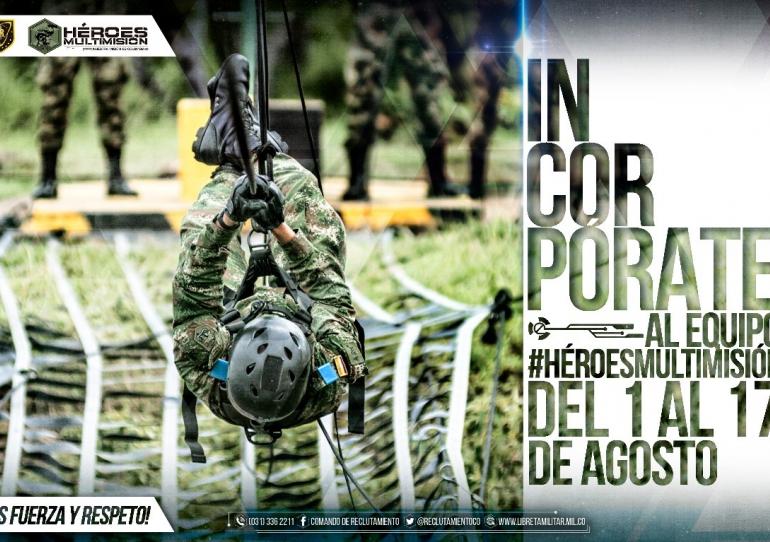 Ejército Nacional y SENA, brindarán formación laboral productiva a quienes presten servicio militar
