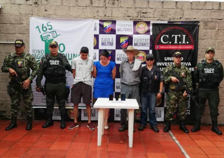 En las últimas horas fueron capturados cinco sujetos sindicados de cometer extorsiones en Casanare