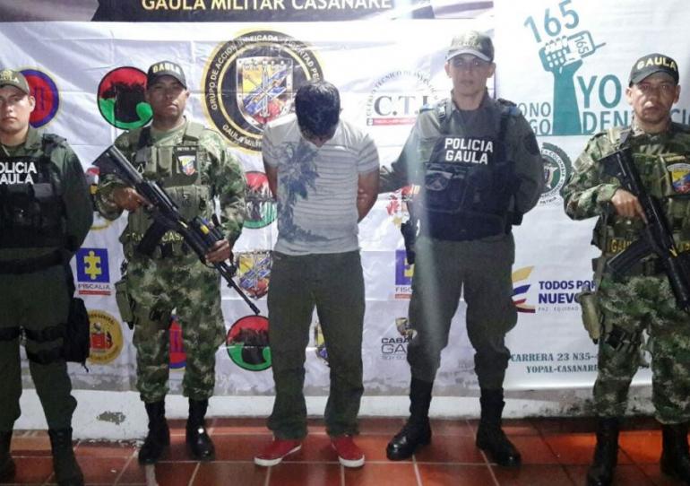 Gaula Militar y de Policía con el apoyo de la Fiscalía capturaron a un sujeto por extorsión