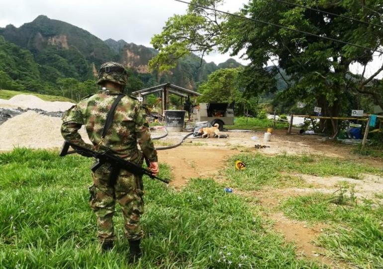En Aguazul el Ejército Nacional neutralizó atentado terrorista en contra del Consorcio Cusiana       