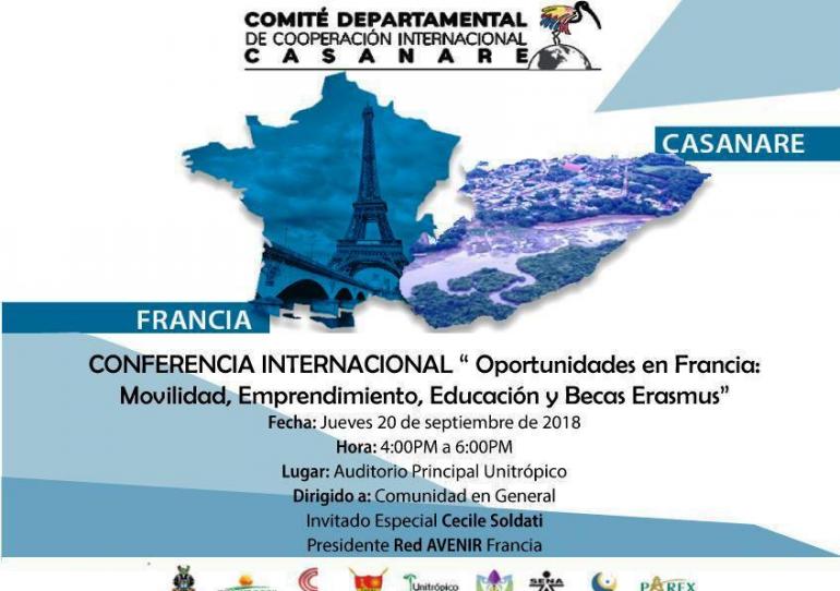 Casanare logró ampliar nuevas oportunidades de cooperación internacional en Francia