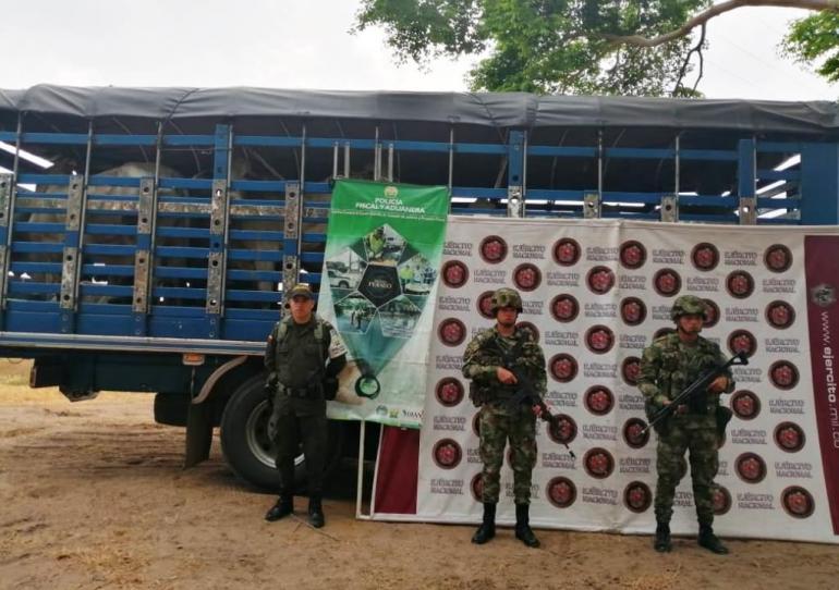 274 reses fueron recuperadas por el Ejército Nacional en Arauca