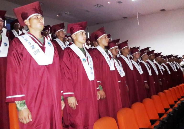 En Casanare, 53 soldados del Ejército Nacional se graduaron de bachilleres y básica secundaria