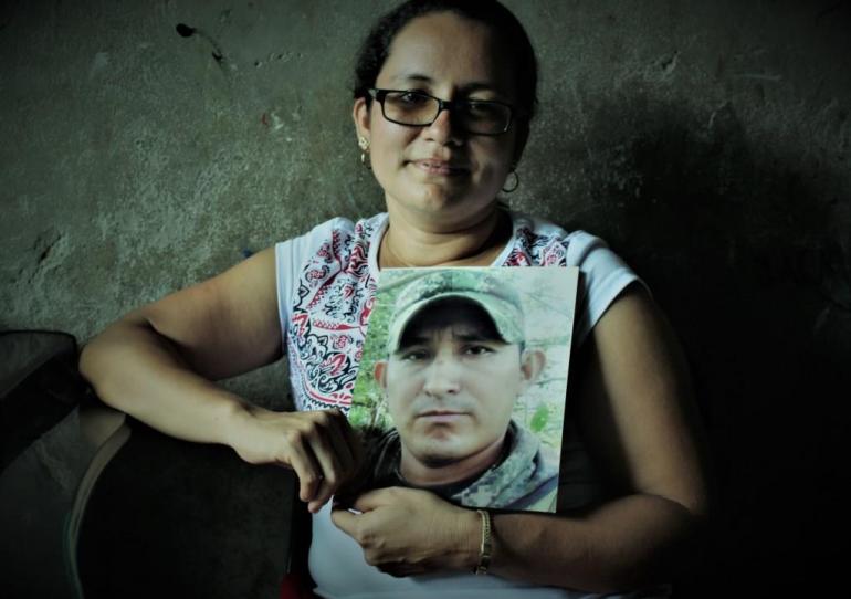Heidy. Una madre, a la que el conflicto le arrebató el amor de su vida, pero no las ganas de vivir