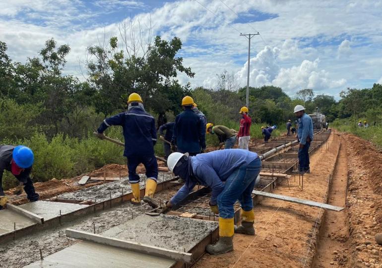 Avanza el mejoramiento de la vía hacia la vereda Jagüito en Paz de Ariporo