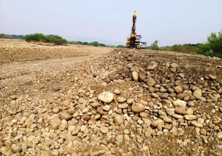 Jarillón que se construyó en el río Pauto en Pore desde hace seis años sigue evitando desbordamientos 
