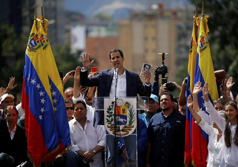 Juan Guaidó se autoproclamó presidente de Venezuela