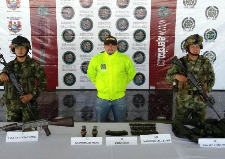 Hallado depósito ilegal con material de guerra en el municipio de Labranzagrande