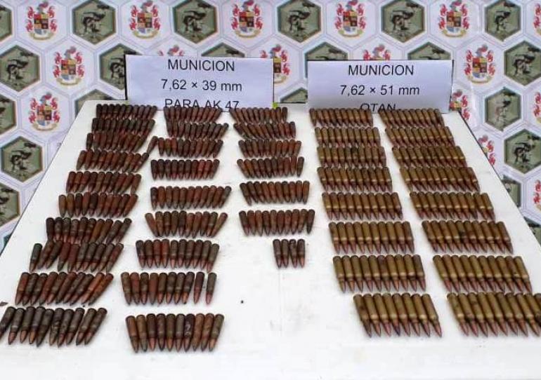 Ejército Nacional halló material de guerra en el municipio de Sácama