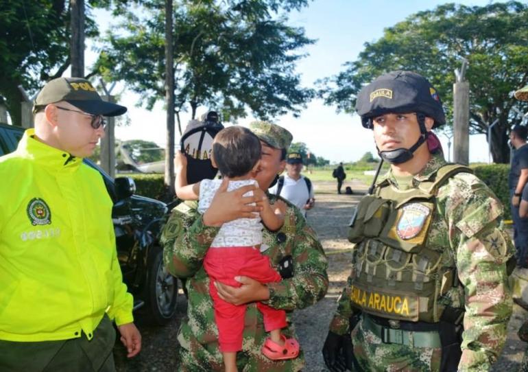 Rescatado en Arauca un niño de dos años de edad que se encontraba secuestrado desde el mes de abril