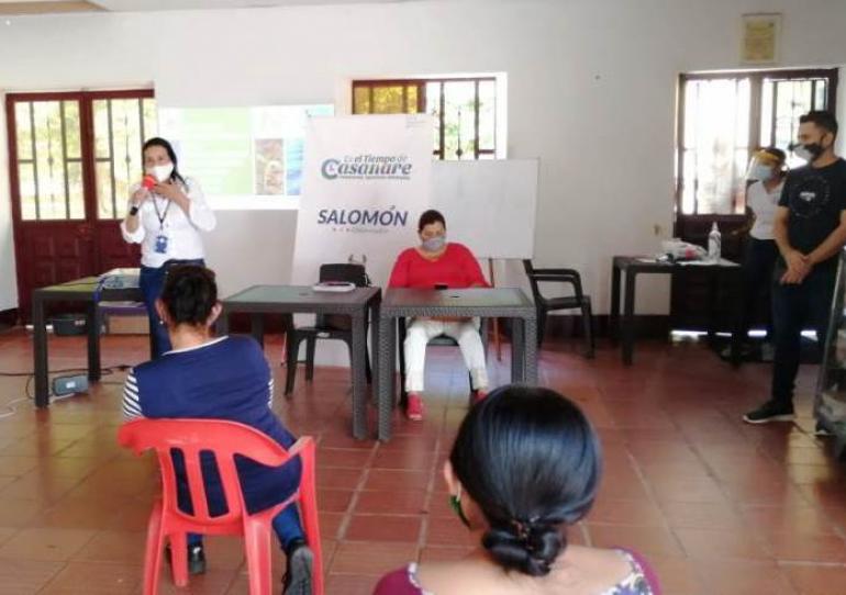 Familias de Pore y Sácama recibieron paquetes alimentarios 