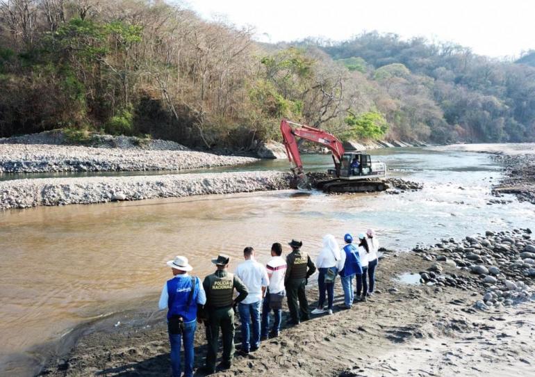 Autoridades restauran caudal del río Pauto que venía siendo afectado por canal Asopauto
