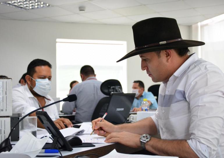 Secretario de Gobierno del Departamento cumplió debate de control político 