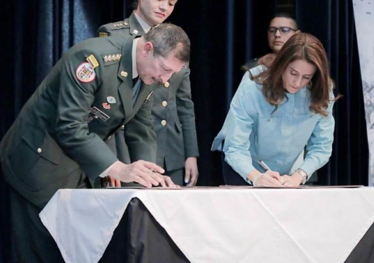ICBF y Ejército firman convenio para fortalecer protección de la niñez