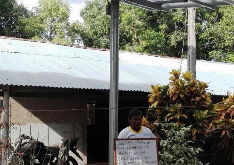 210 familias de Paz de Ariporo fueron beneficiadas con Plantas Solares