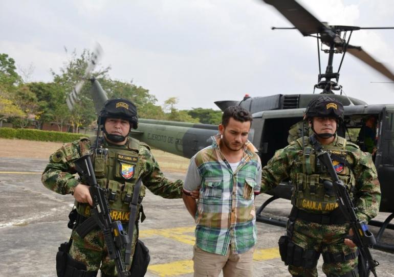 Ejército capturó en Fortul al segundo cabecilla de comandos especiales urbanos del Eln en Arauca