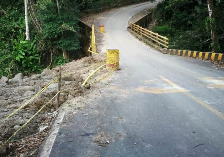 Recuperado el puente sobre el caño Quebrada Honda en el municipio de Támara
