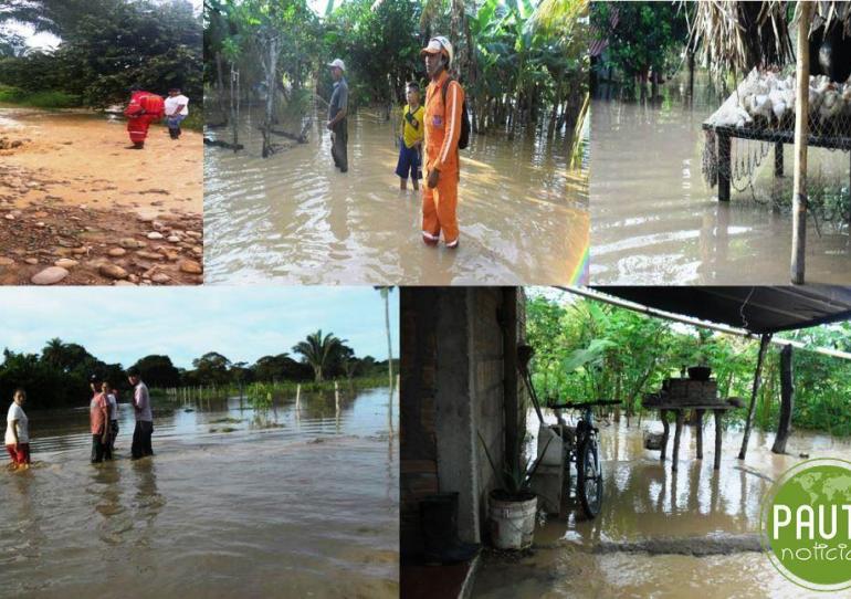 Decenas de familias inundadas por el desbordamiento del rio Ariporo 