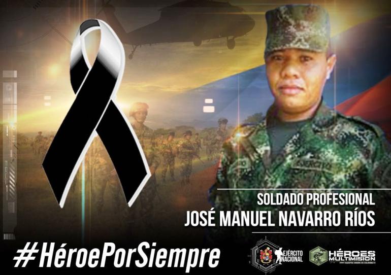 En el municipio de Arauquita fue asesinado un soldado adscrito a la Octava División del Ejército Nacional