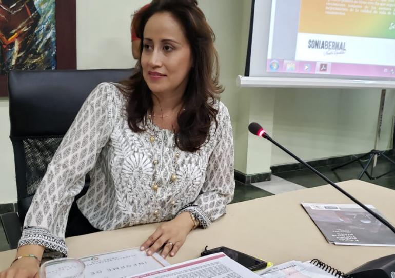 Diputada Sonia Bernal renunció a su curul para aspirar a la gobernación