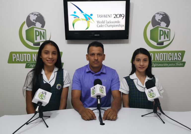 Dos jovencitas pazariporeñas representaran a Colombia en el Campeonato Mundial de Taekwondo 2019