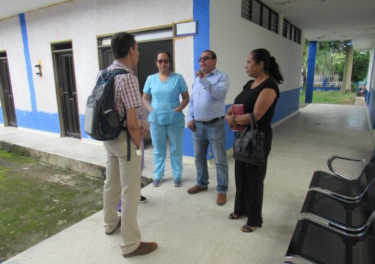 Secretario de Salud y Gerente de Red Salud visitaron el Centro Hospitalario de Paz de Ariporo