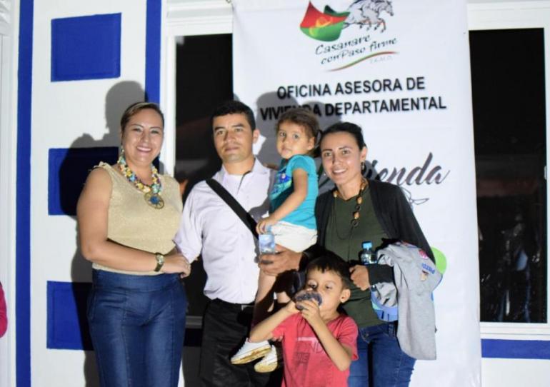 Gobernación de Casanare entregó 23 subsidios de vivienda a familias yopaleñas